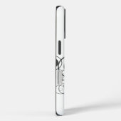 Wielen Binnen Wielen Zwart & Wit iPhone Case (Achterkant / Rechts)