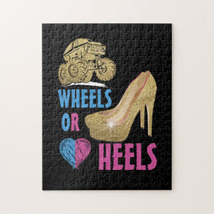 Wielen of Heels je mama houdt van je geslacht Legpuzzel