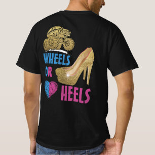 Wielen of Heels je mama houdt van je geslacht T-shirt