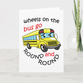 Wielen op de bus kaart