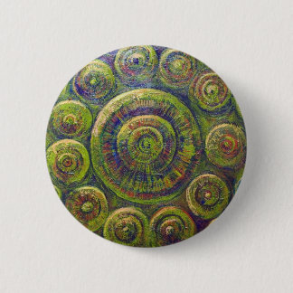 Wielen (religieuze geometrische symboliek) ronde button 5,7 cm