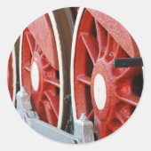 Wielen Ronde Sticker (Voorkant)