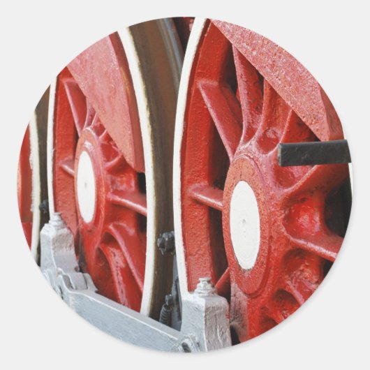 Wielen Ronde Sticker (Voorkant)