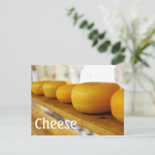 Wielen van Briefkaart kaas (Staand voorkant)