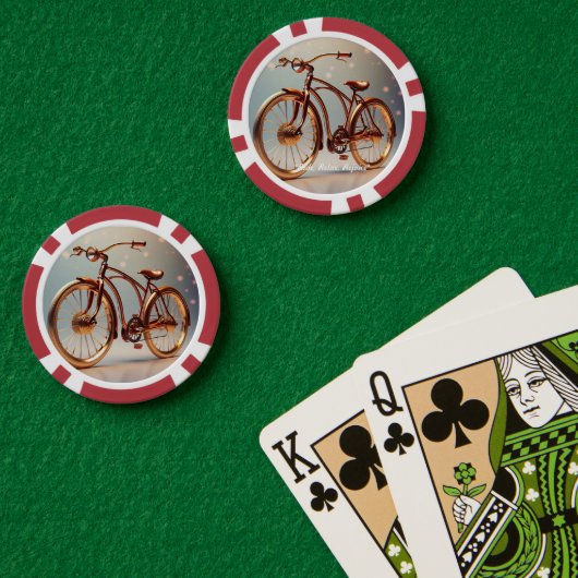 "Wielen van de tijd" Poker Chips (Pokertafel (Dubbel))