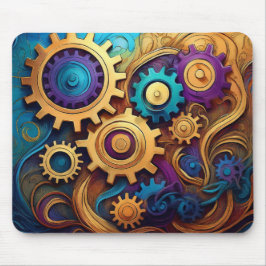 Wielen van het leven muismat