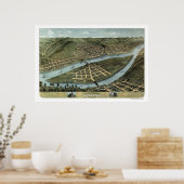 Wielen, WV Panorama - 1870 Poster (Keuken)