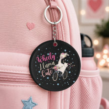 Wieler Lama Mooie Gepersonaliseerde Sleutelhanger
