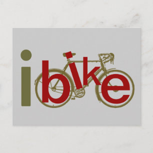 wielersport ~ liefdesfietsen briefkaart
