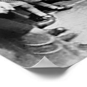  wielerwedstrijd Parijs Roubaix 1900 Poster (Hoek)