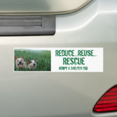 Wielhonden Bumpersticker (Op auto)