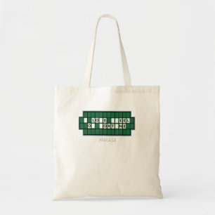 Wielliefhebbers en woordspelletje fortuin tote bag