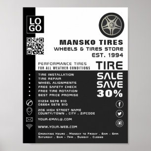 Wielontwerp, Logo, speciale winkel voor banden Poster