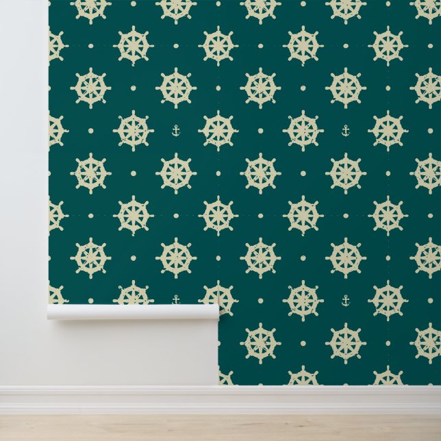  wielpatroon behang (Applicatie)