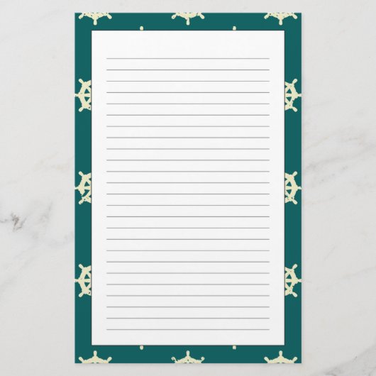 wielpatroon briefpapier (Voorkant)