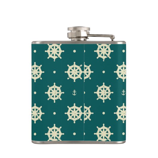 wielpatroon heupfles (Achterkant)