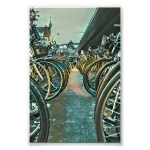 wielrennen foto afdruk