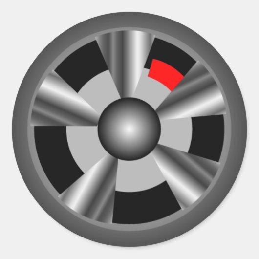 Wielsticker Ronde Sticker (Voorkant)