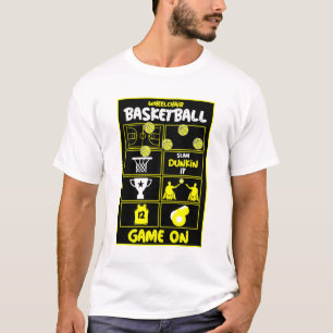 Wielstoel Basketball-spelers T-shirt