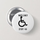 Wielstoel Button (Voorkant /achterkant)