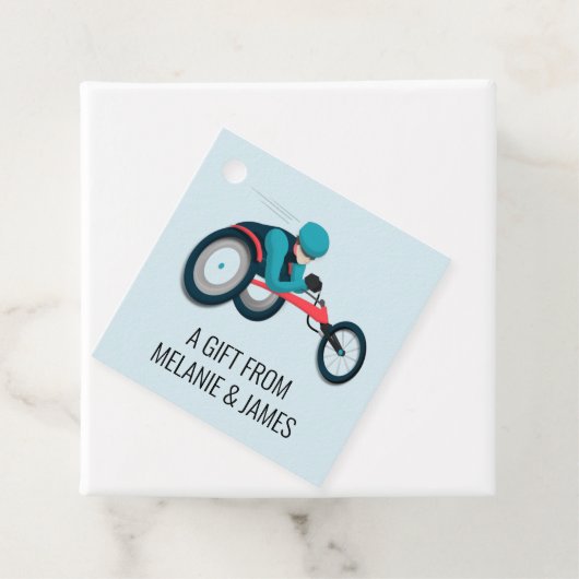 Wielstoel Racen Bedankjes Labels (In situ)