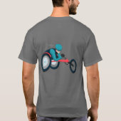 Wielstoel Racen T-shirt (Achterkant)