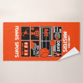 Wielstoel Tennis spelers Badhanddoek (Badhanddoek)