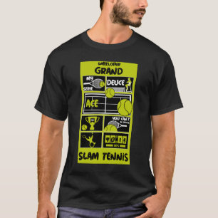 Wielstoel Tennis spelers T-shirt
