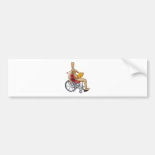 WielstoelBasketball Bumpersticker