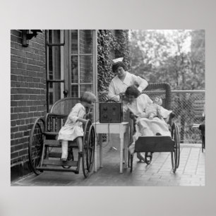 Wielstoelen uit de jaren 20 poster