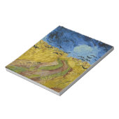 Wielveld met koeien die Vincent van Gogh schildere Notitieblok (Gedraaid)