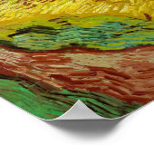 Wielveld met Krogen, Van Gogh Poster (Hoek)