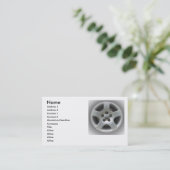 Wielvelg Visitekaartje (Staand voorkant)