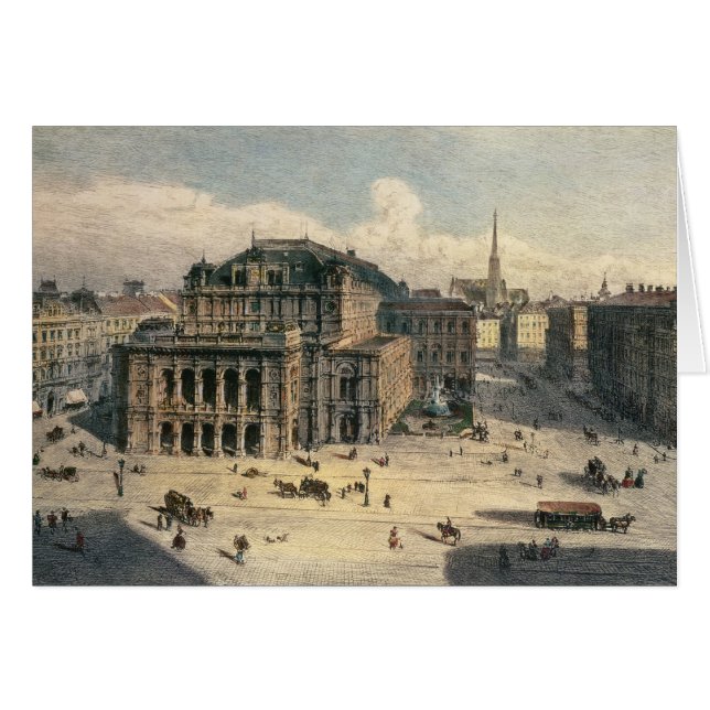 Wien State Opera House, c.1869 (Voorkant Horizontaal)