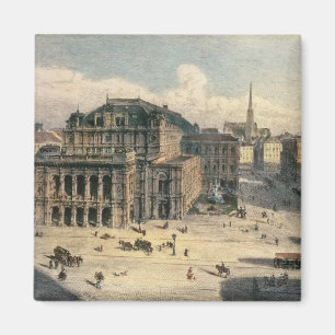 Wien State Opera House, c.1869 Magneet