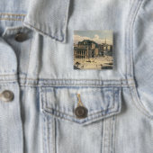 Wien State Opera House, c.1869 Vierkante Button 5,1 Cm (In situ)