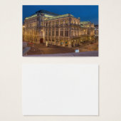 Wien State Opera, Oostenrijk Visitekaartjes (Voorkant /achterkant)