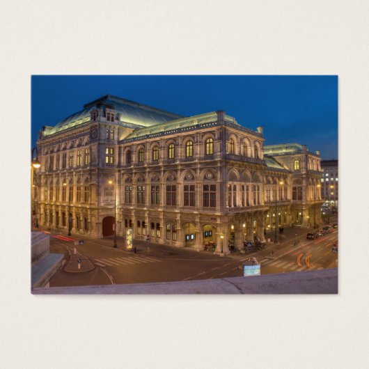 Wien State Opera, Oostenrijk Visitekaartjes (Voorkant)