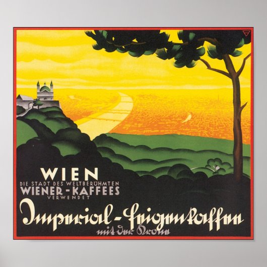Wien Travel Poster (Voorkant)