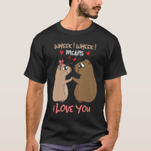 Wien! Wien! Ik hou van je hamster. T-shirt