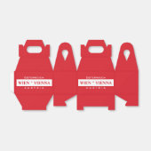 Wien - Wien - Wien - Wien - Wien douanepiekdozen Bedankdoosjes (Uitgevouwen)