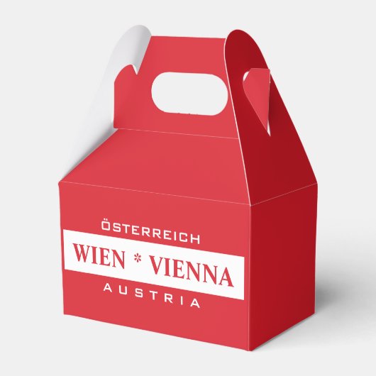 Wien - Wien - Wien - Wien - Wien douanepiekdozen Bedankdoosjes (Voorkant Zijde)