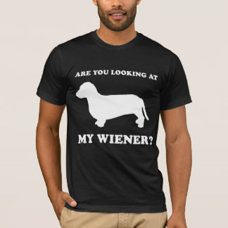 WIENER DOG: KIJK NAAR MIJN WIENER T-SHIRT
