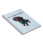 Wiener Dog Nerd Dachshund Notitieboek (Rechterzijde)