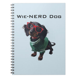 Wiener Dog Nerd Dachshund Notitieboek