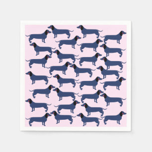 Wiener Dog Paper Napkins Servet