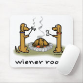 Wiener Dog Roast Mousepad Muismat (Met muis)