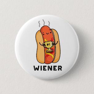 Wiener Funny Sause Pun Ronde Button 5,7 Cm