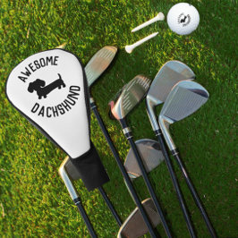 Wiener Hond Golfer Gift Doxie Papa of Dachshund Ma Golfheadcover