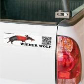 Wiener Wolf Bumpersticker (Op Truck)